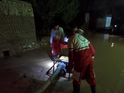  امدادرسانی به 20 خانواده گرفتار در سیل شهرستان راز و جرگلان