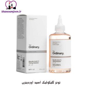 طریقه مصرف تونر گلیکولیک اسید اوردینری