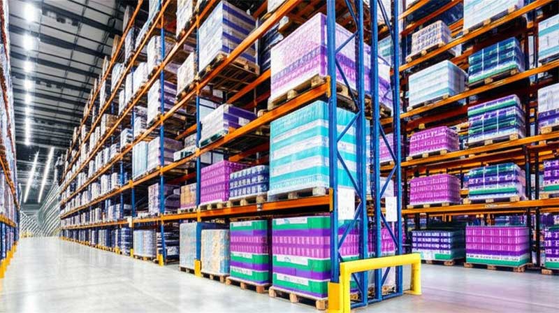 مدیریت انبار رنگی با پالت های پلاستیکی