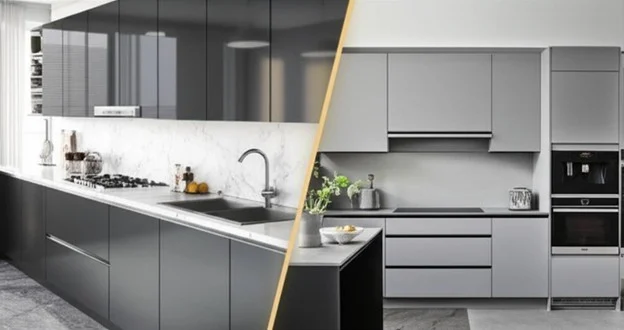 تفاوت کابینت های گلاس با ام دی اف ؛ ۵ تفاوت مهم که باید بدانید