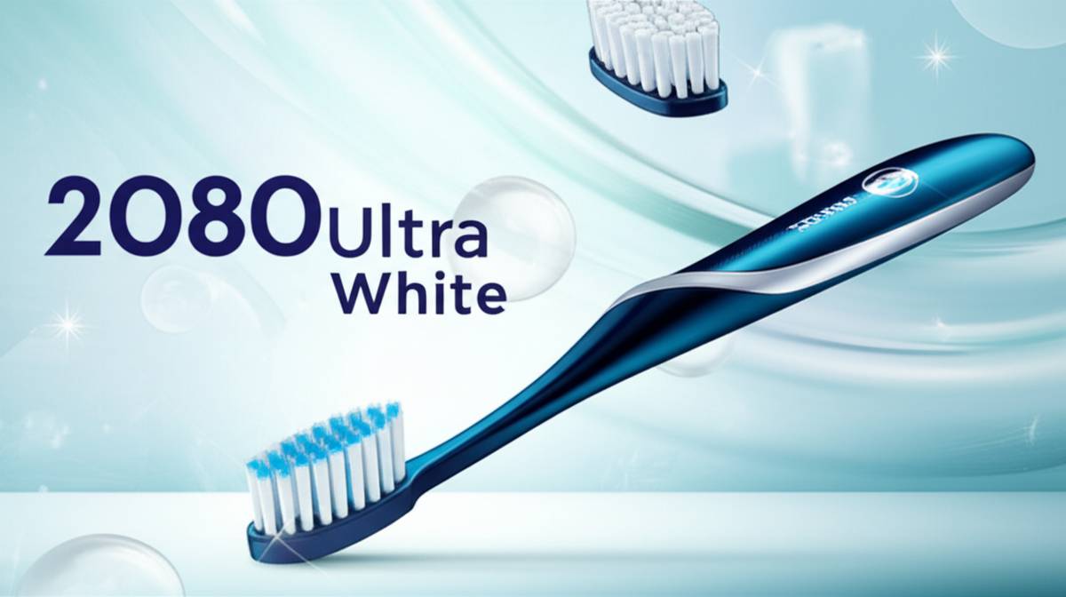 مسواک 2080 Ultra white با برس متوسط | نقد و بررسی جامع