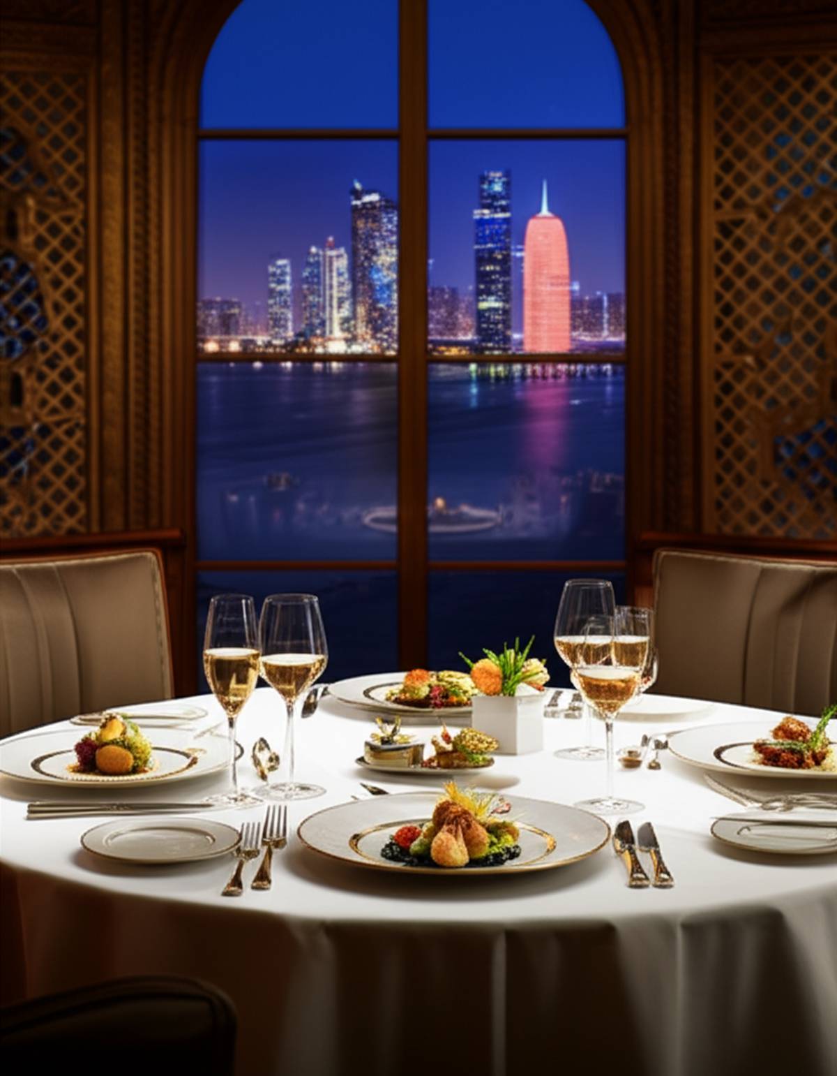 رستوران الحمام قطر | لوکس ترین تجربه غذایی در دوحه