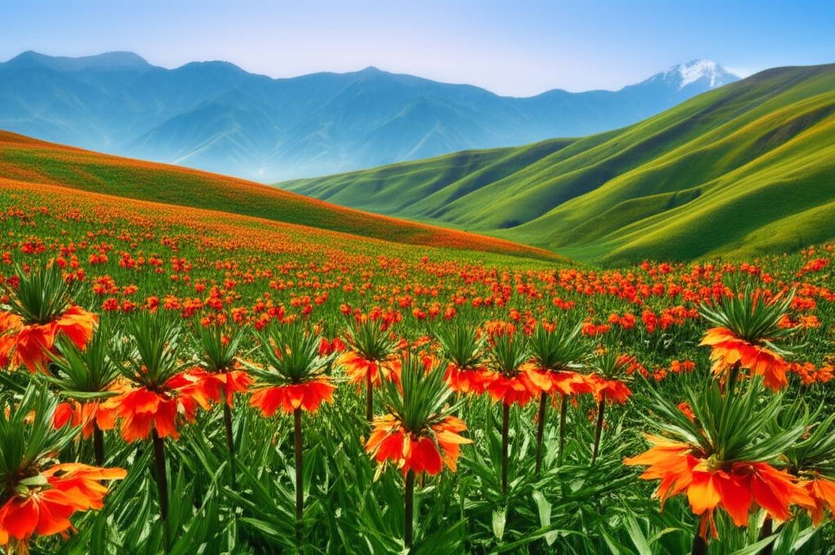 دشت لاله واژگون دره کی | راهنمای بازدید از جاذبه طبیعی کردستان