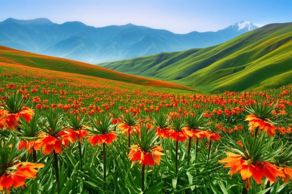 دشت لاله واژگون دره کی | راهنمای بازدید از جاذبه طبیعی کردستان